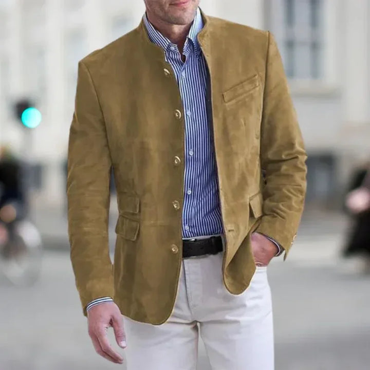 Mens Blazer Jacket Classic Fit Slim Style - BritishMode