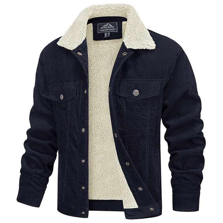 Mens Corduroy Jacket Cotton Rugged Fit