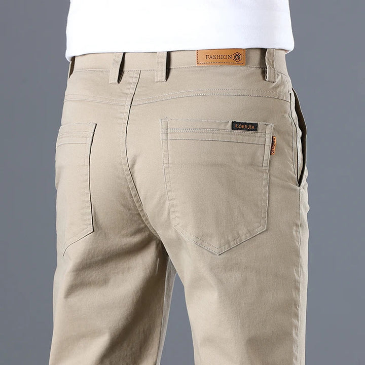 Mens Formal Trousers Slim Fit Office Wear