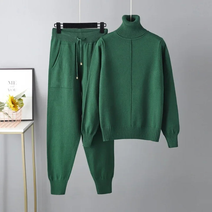 Womens Knit Two-Piece Outfit Cozy Fit