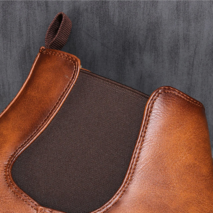 Mens Chelsea Boots Waterproof with Elastic Side Panels