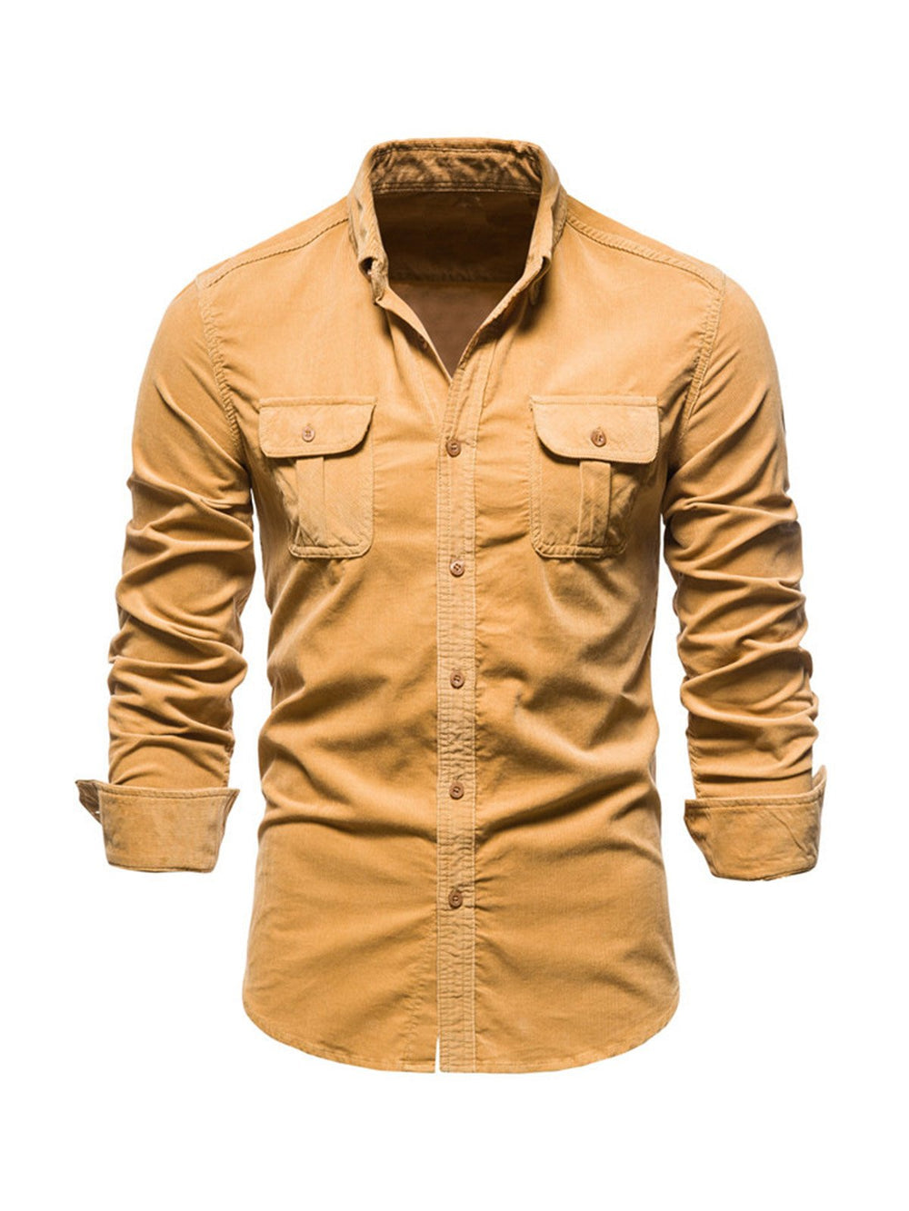 Mens Shirt Breathable Blend Long Fit Temperature Control
