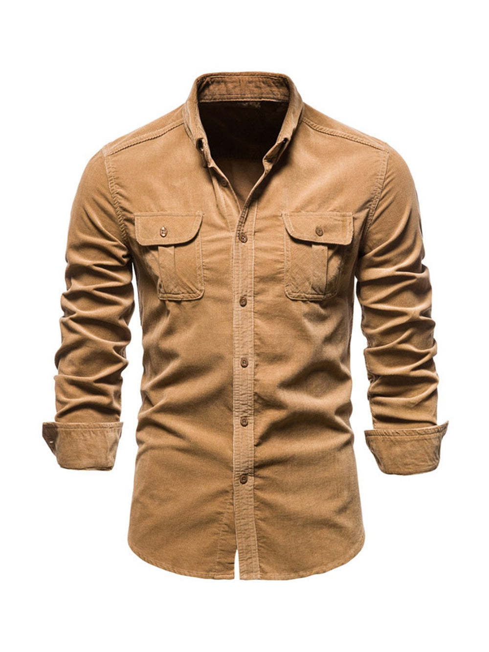 Mens Shirt Breathable Blend Long Fit Temperature Control