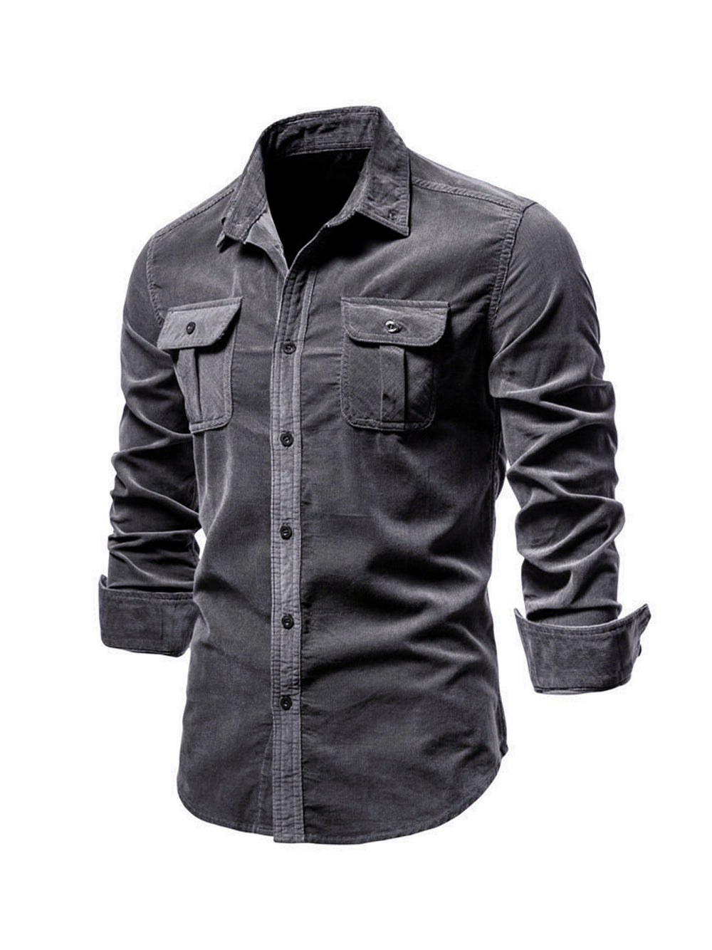 Mens Shirt Breathable Blend Long Fit Temperature Control - BritishMode