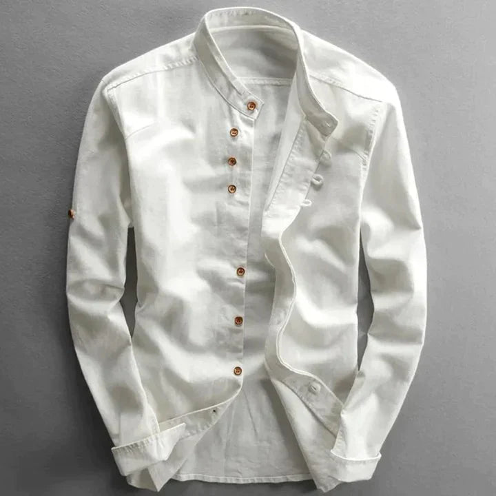 Mens Shirt Breathable Blend Relaxed Fit Soft Feel