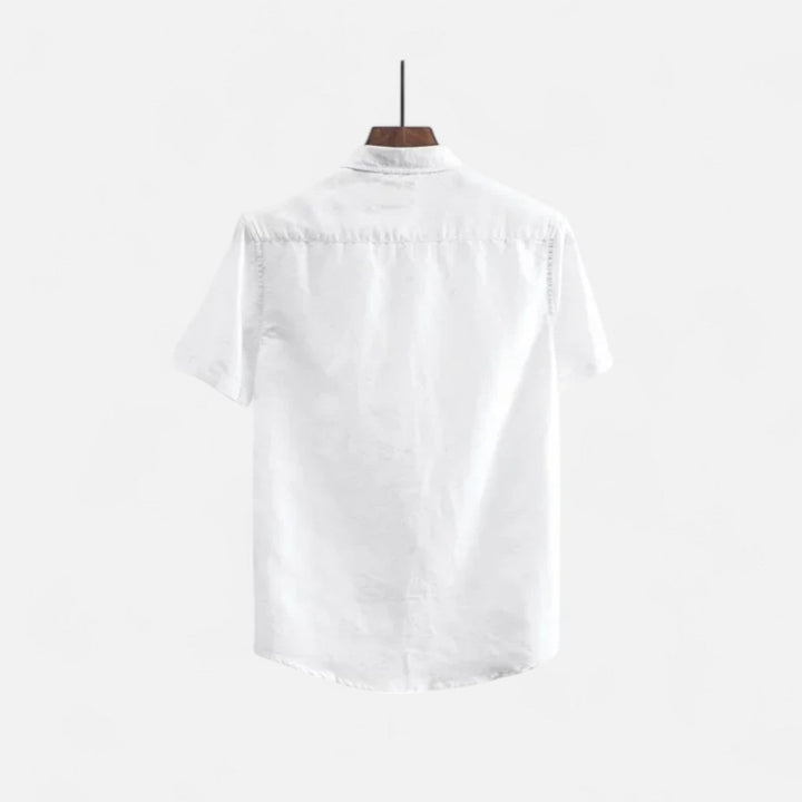 Mens Shirt Blend Button Front Breathable Airflow
