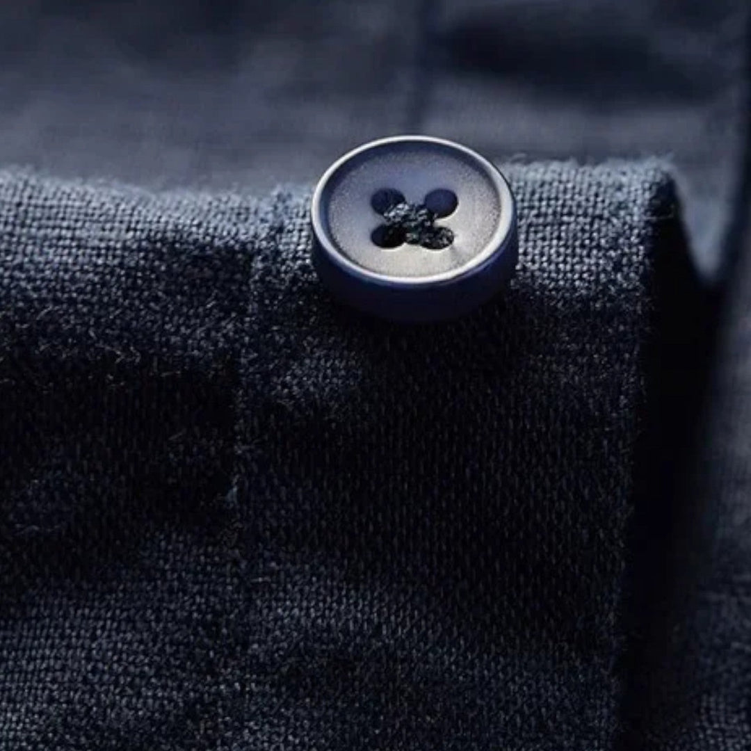 Mens Shirt Blend Button Front Breathable Airflow
