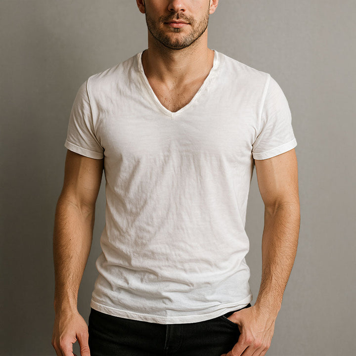 Mens Shirt Soft Breathable Blend Minimal Fit - BritishMode