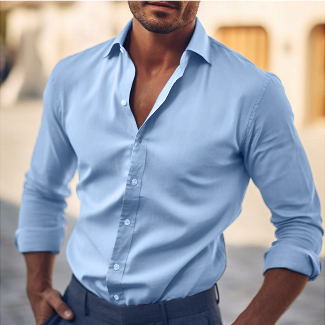 Mens Shirt Soft Blend Modern Fit - BritishMode