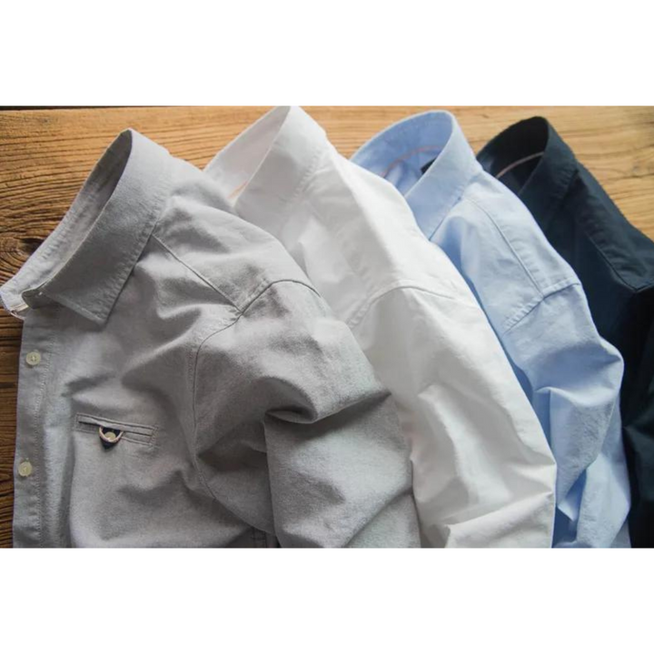 Mens Shirt Soft Blend Patch Detail Regular Fit