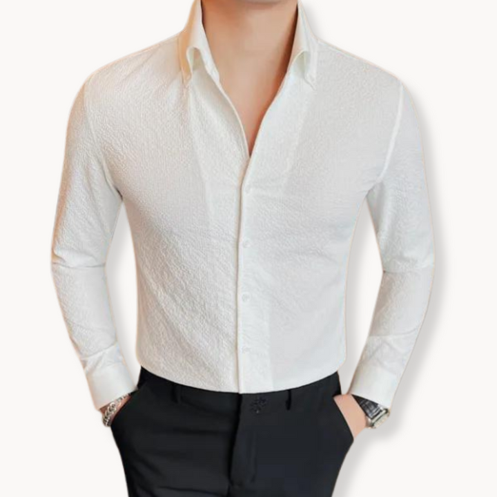 Mens Performance Blend Shirt Lightweight Comfortable Fit
