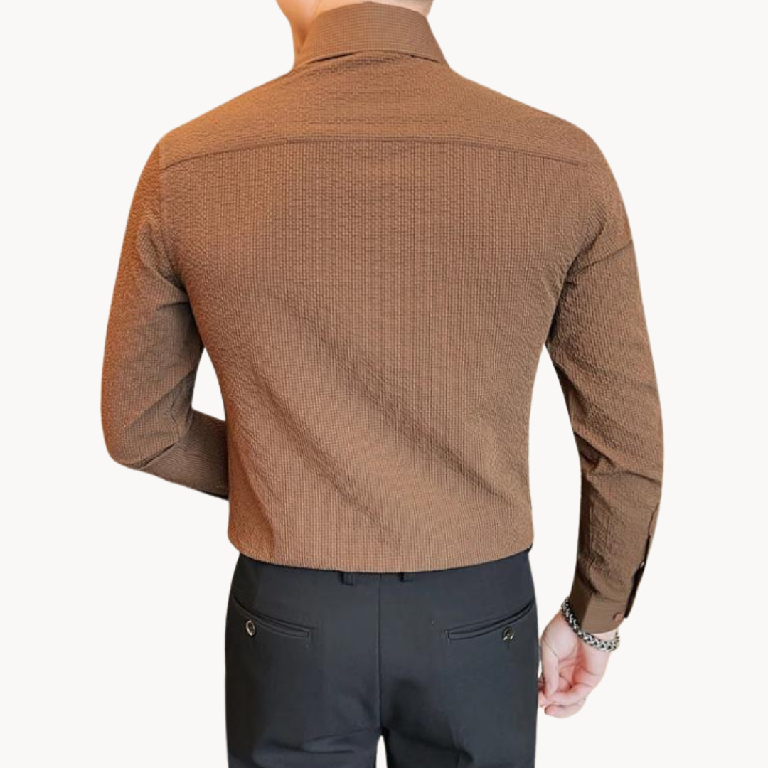 Mens Performance Blend Shirt Lightweight Comfortable Fit