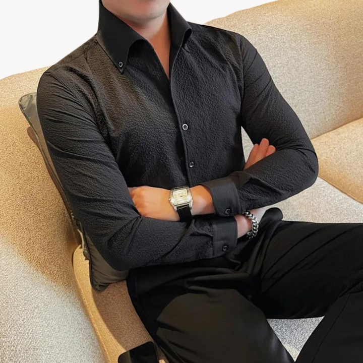 Mens Performance Blend Shirt Lightweight Comfortable Fit
