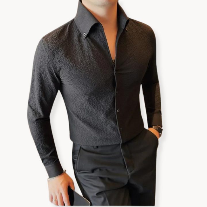 Mens Performance Blend Shirt Lightweight Comfortable Fit