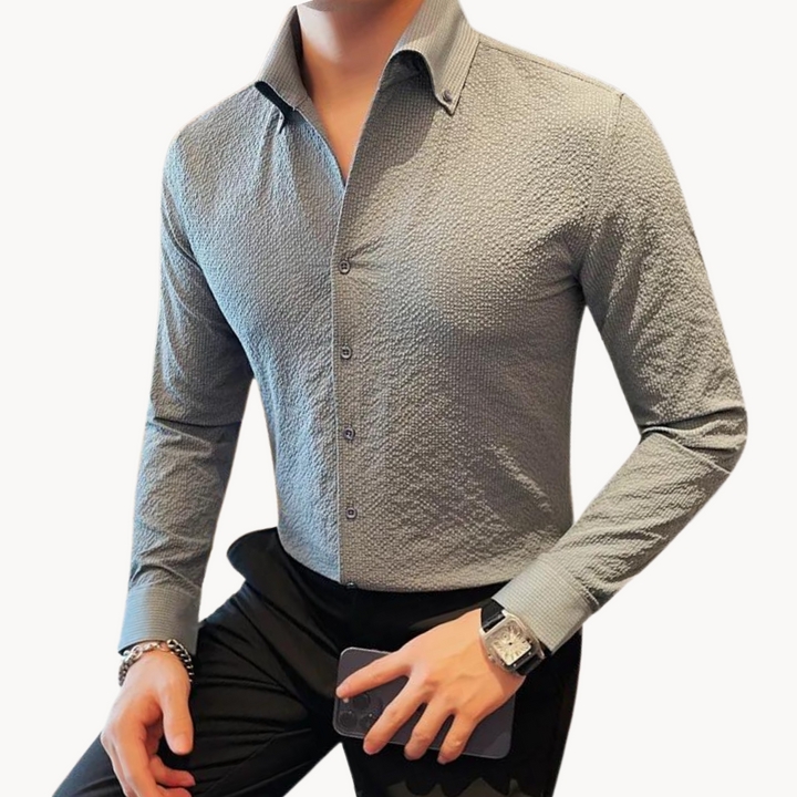 Mens Performance Blend Shirt Lightweight Comfortable Fit