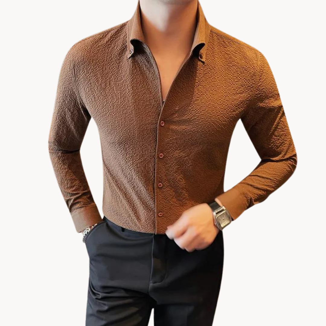 Mens Performance Blend Shirt Lightweight Comfortable Fit - BritishMode