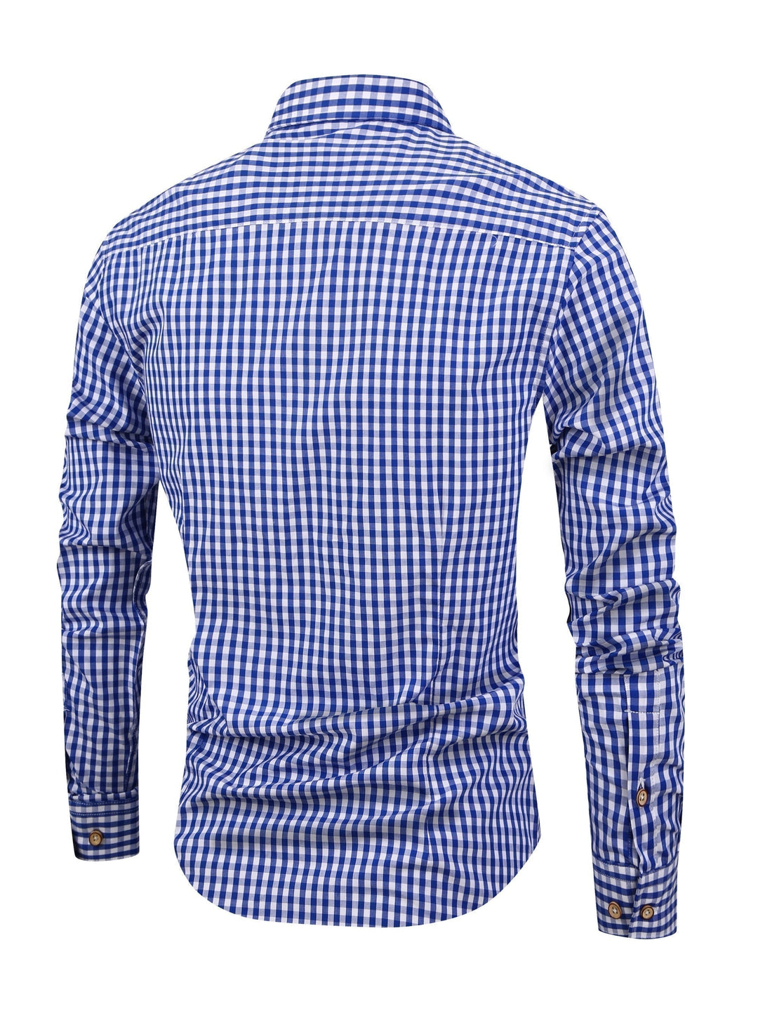 Mens Plaid Shirt Soft Blend Relaxed Fit