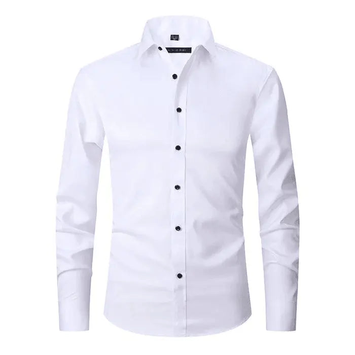 Mens Shirt Poly Blend Wrinkle- Breathable Lightweight