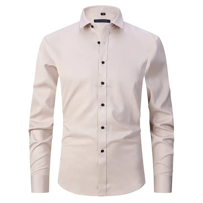 Mens Shirt Poly Blend Wrinkle- Breathable Lightweight