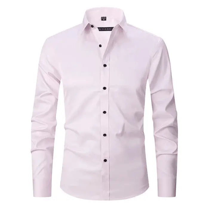 Mens Shirt Poly Blend Wrinkle- Breathable Lightweight