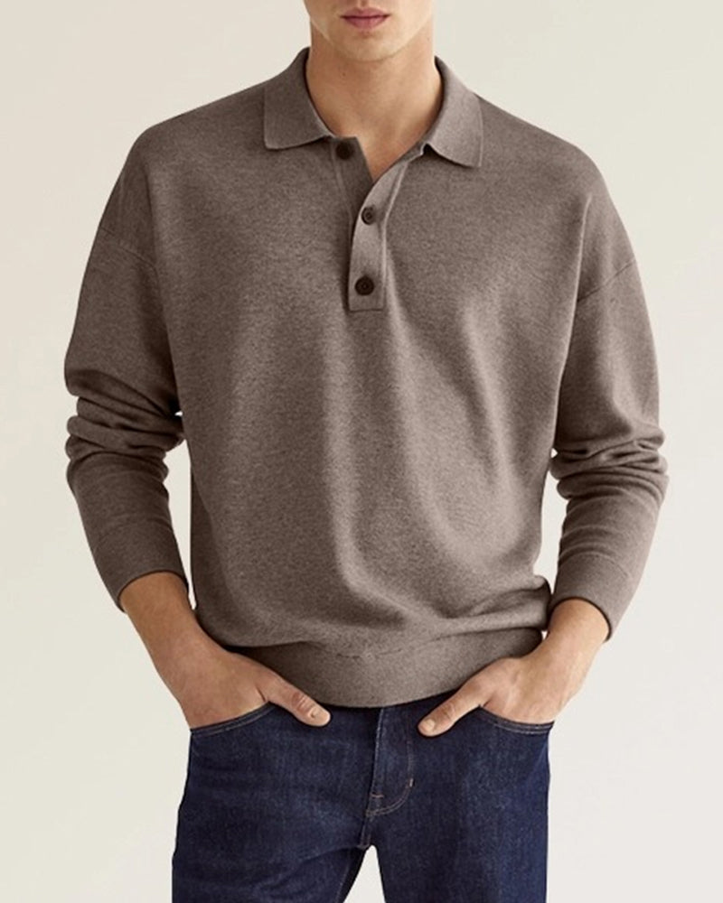 Mens Shirt Polyester Blend Button Collar Layered Fit
