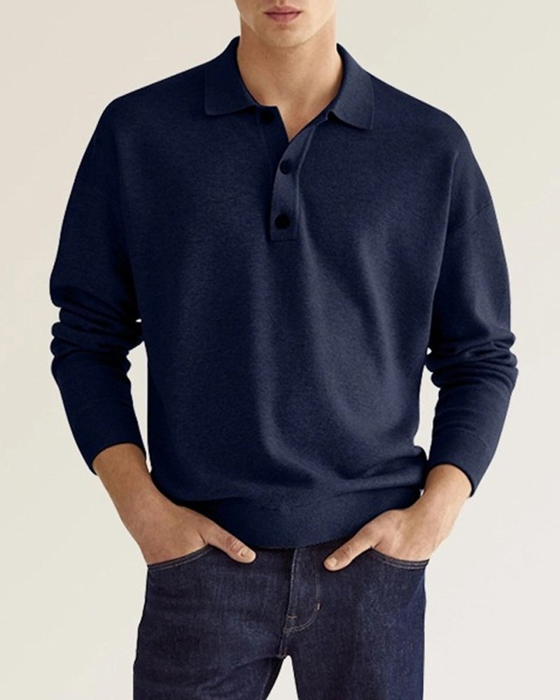 Mens Shirt Polyester Blend Button Collar Layered Fit