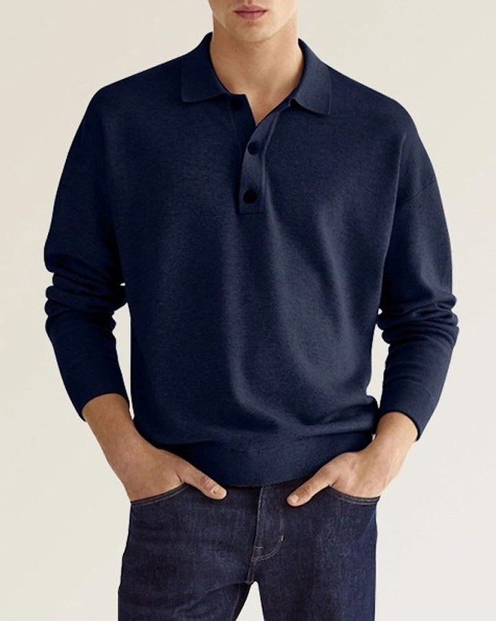 Mens Shirt Polyester Blend Button Collar Layered Fit