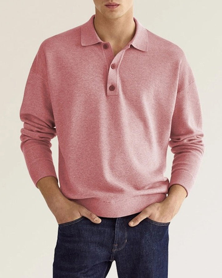 Mens Shirt Polyester Blend Button Collar Layered Fit