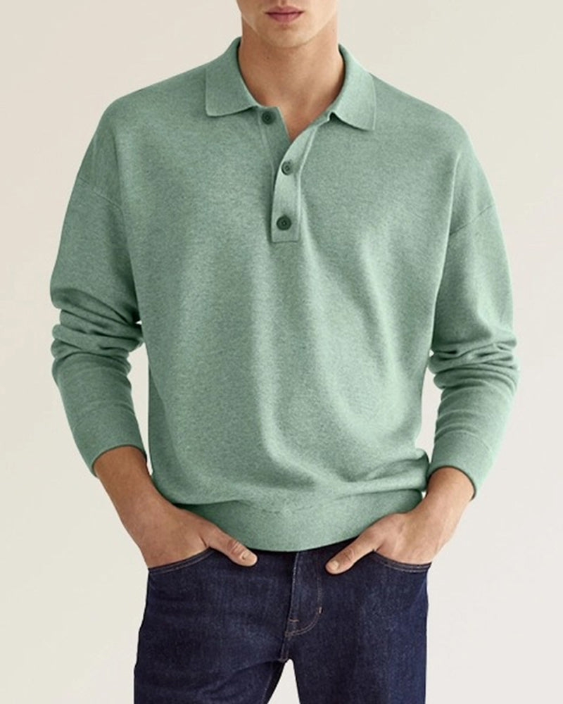 Mens Shirt Polyester Blend Button Collar Layered Fit