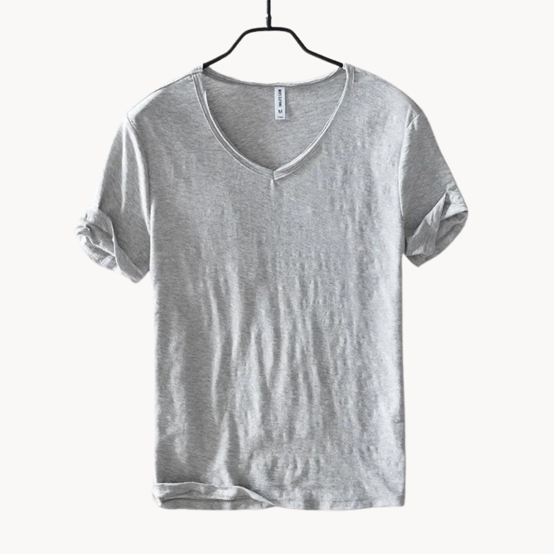 Womens V-Neck Shirt Soft Blend Comfortable Fit