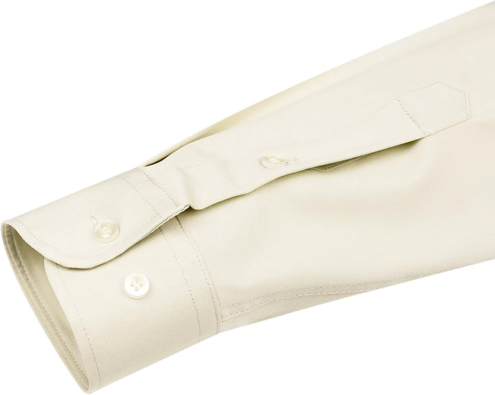Mens Shirt Stretch Blend Fabric Wrinkle- Regular Fit