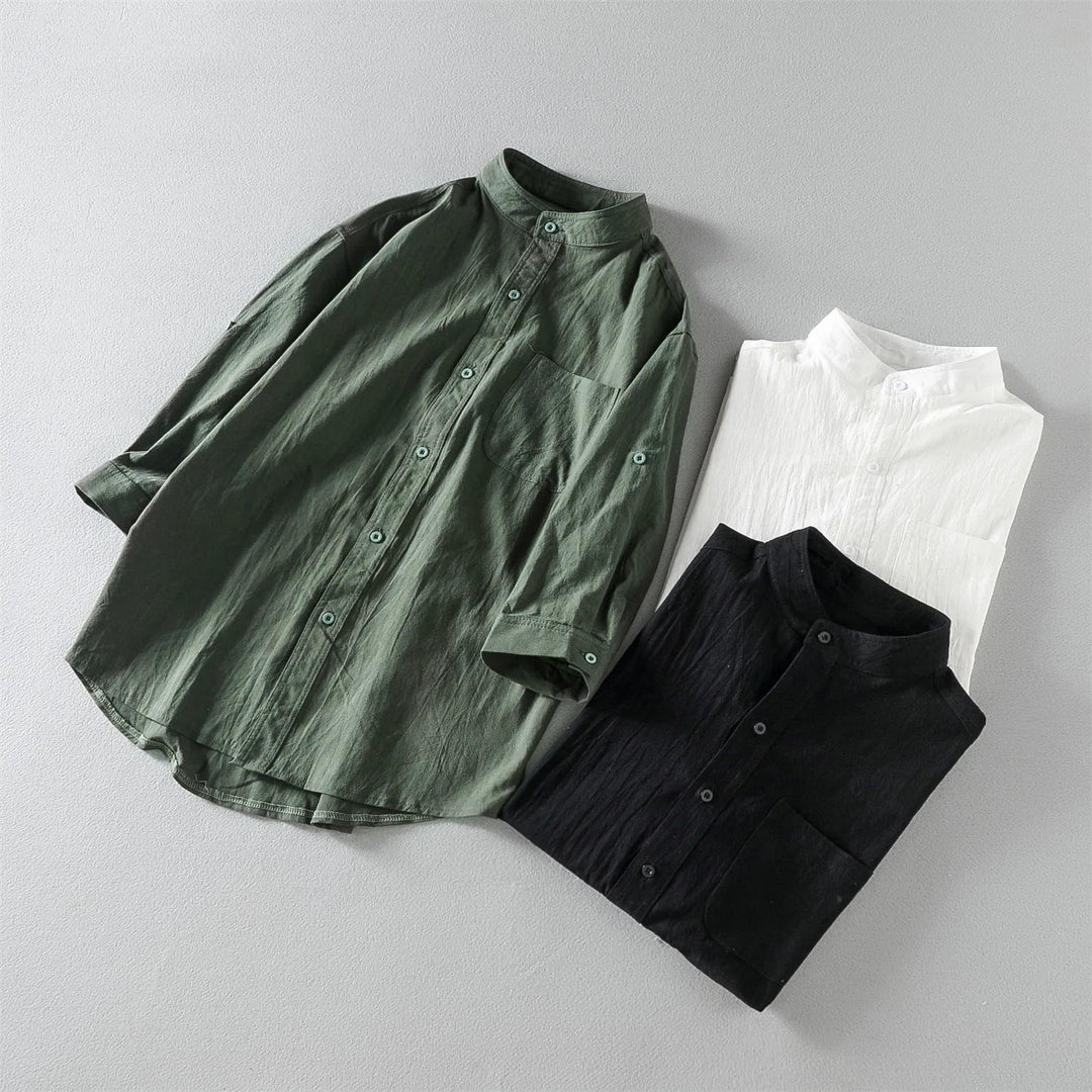 Mens Short Sleeve Shirt Tailored Fit Stretch Fabric