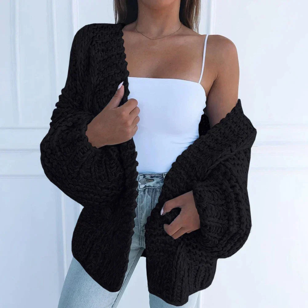 Womens Knit Cardigan Comfortable Fit