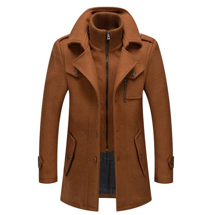 Mens Wool Coat Classic Fit