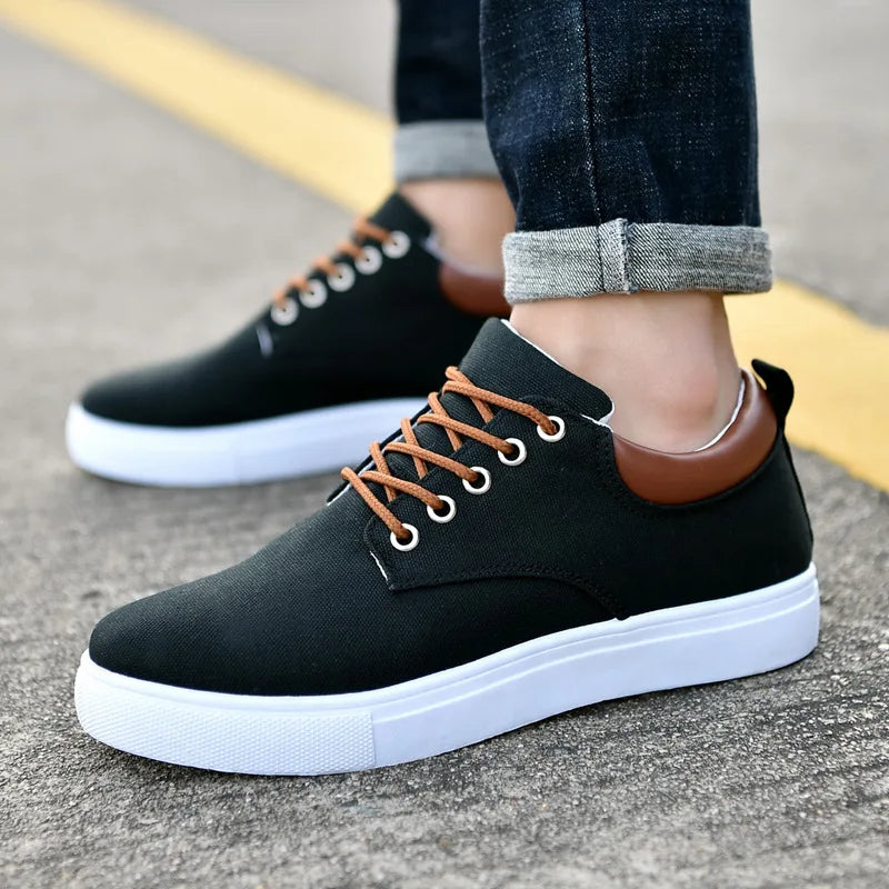 Unisex Sneakers Canvas Blend Upper Breathable Grip