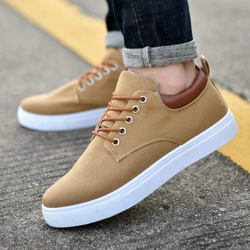Unisex Sneakers Canvas Blend Upper Breathable Grip