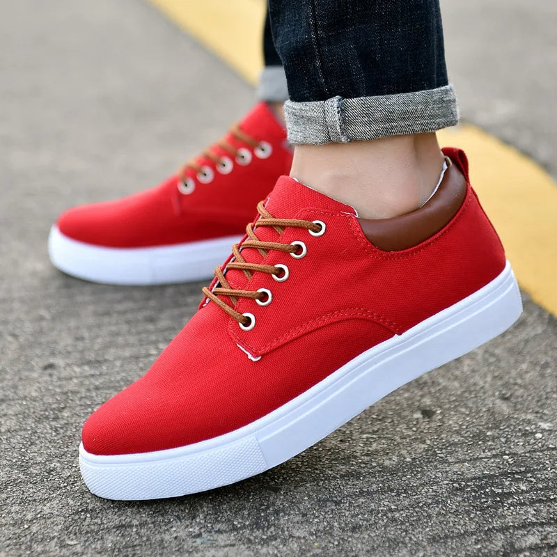 Unisex Sneakers Canvas Blend Upper Breathable Grip