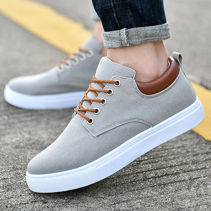 Unisex Sneakers Canvas Blend Upper Breathable Grip - BritishMode