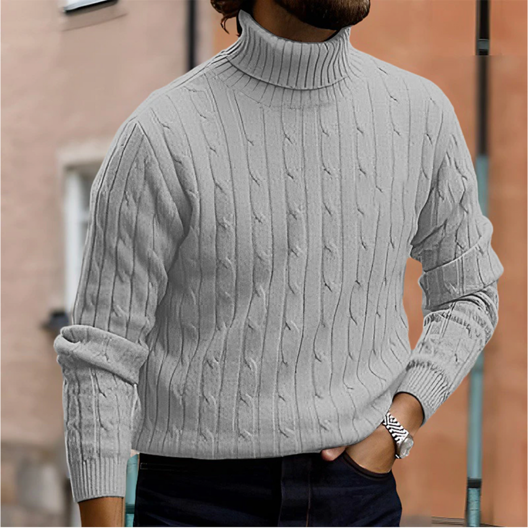 Womens Soft-Blend Jumper High Neck Extra Warm Fit