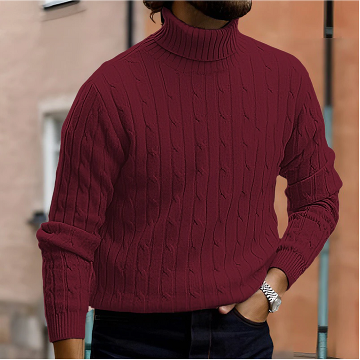 Womens Soft-Blend Jumper High Neck Extra Warm Fit
