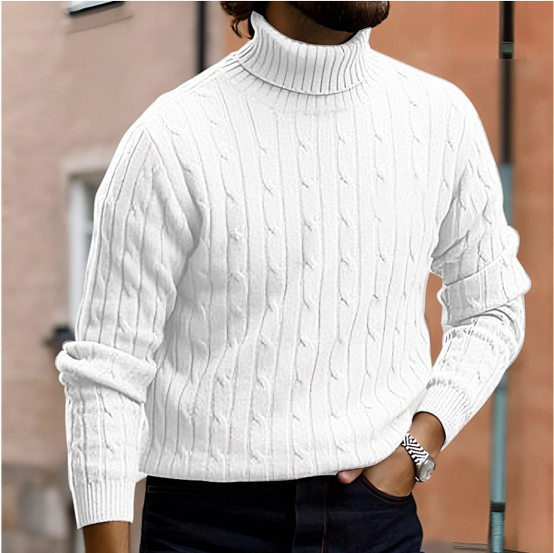 Womens Soft-Blend Jumper High Neck Extra Warm Fit