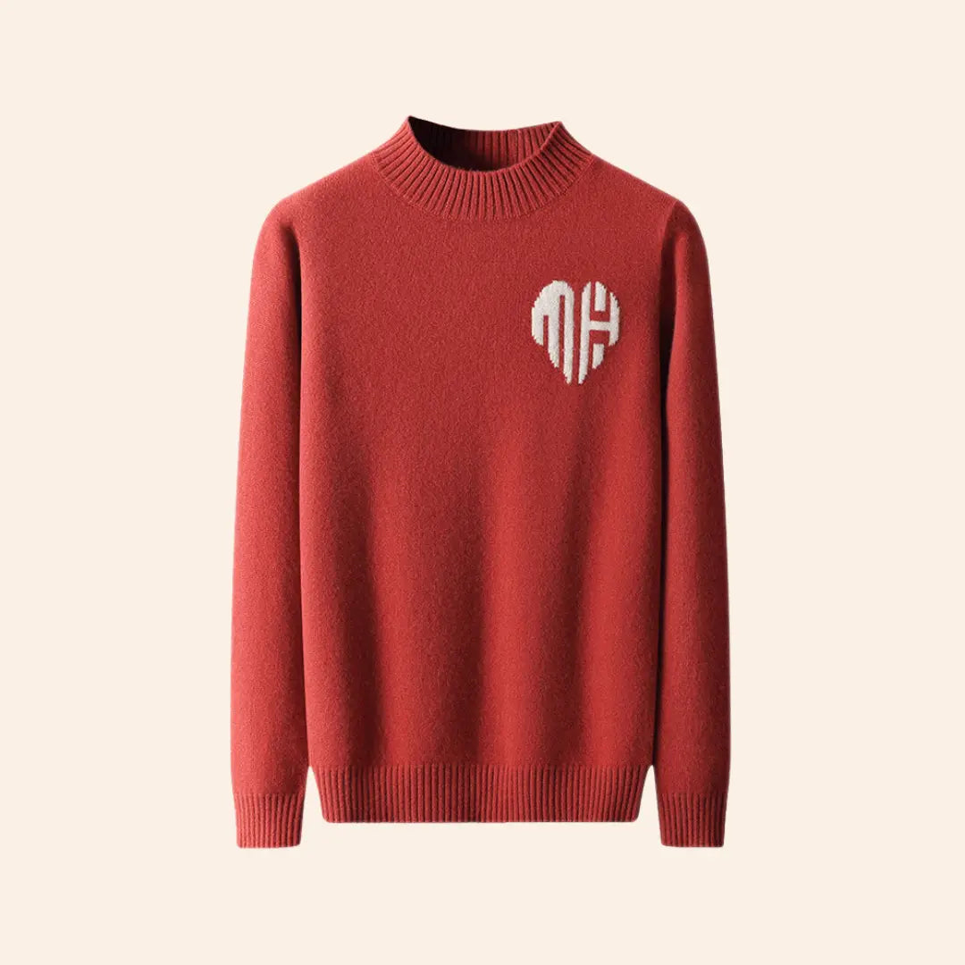 Womens Soft-Blend Sweater Tailored Fit Ribbed Cuffs