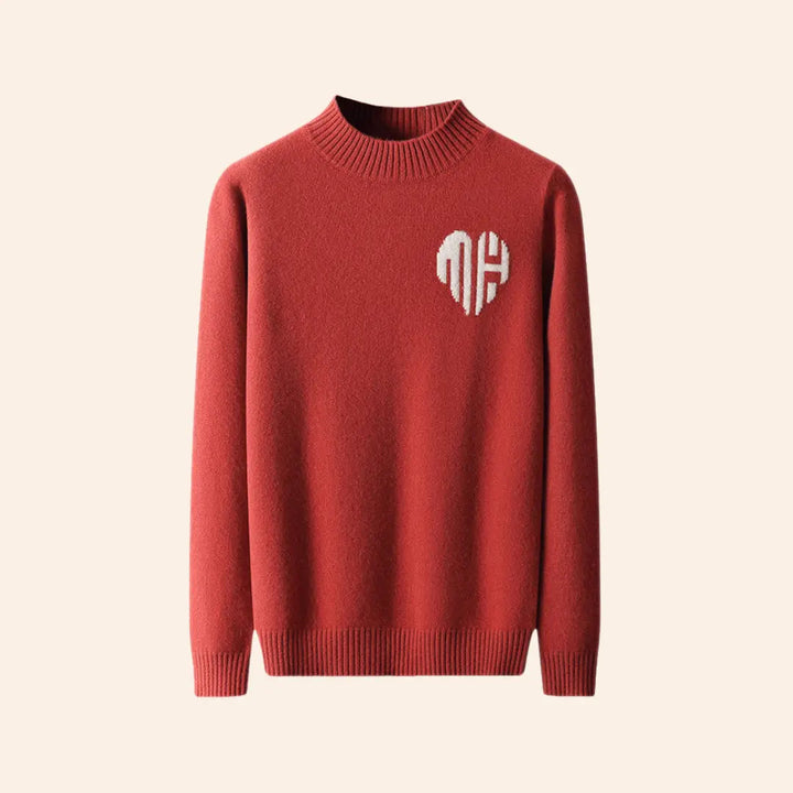 Womens Soft-Blend Sweater Tailored Fit Ribbed Cuffs