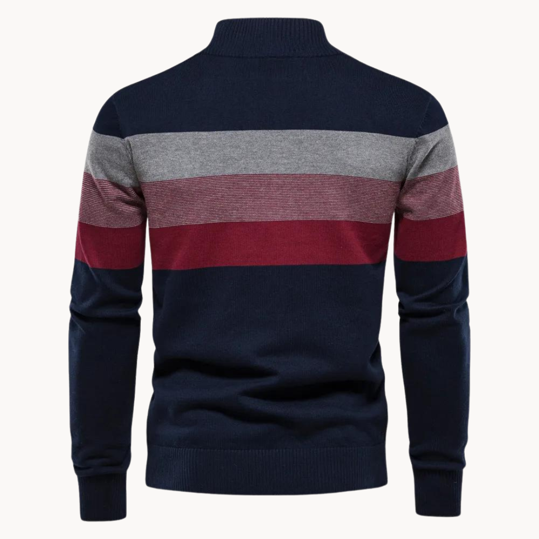 Unisex Soft-Blend Sweater with Zip Ventilation