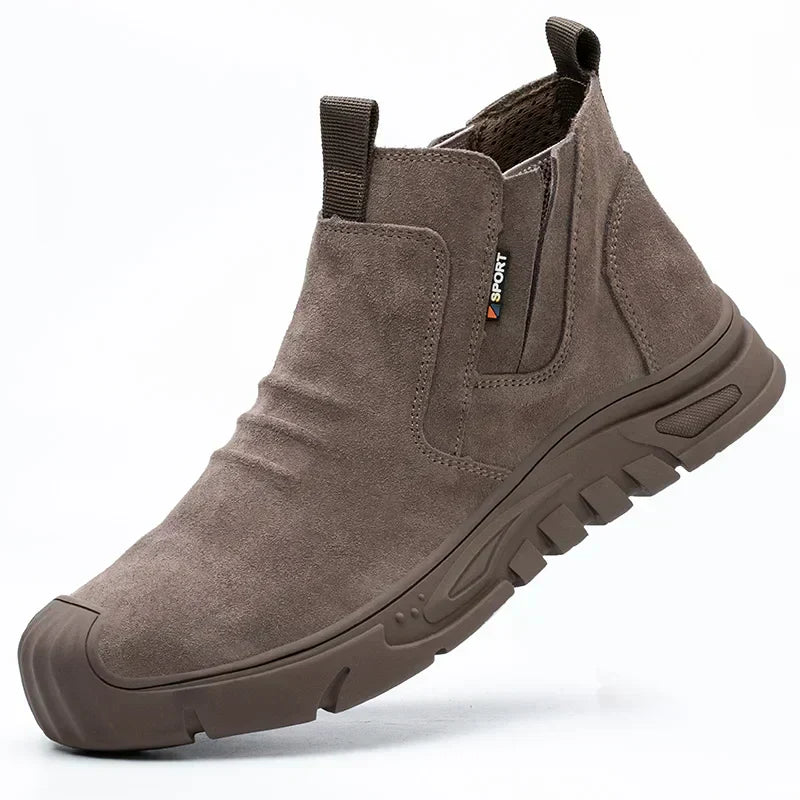 Mens Work Boots Steel Toe Durable - BritishMode
