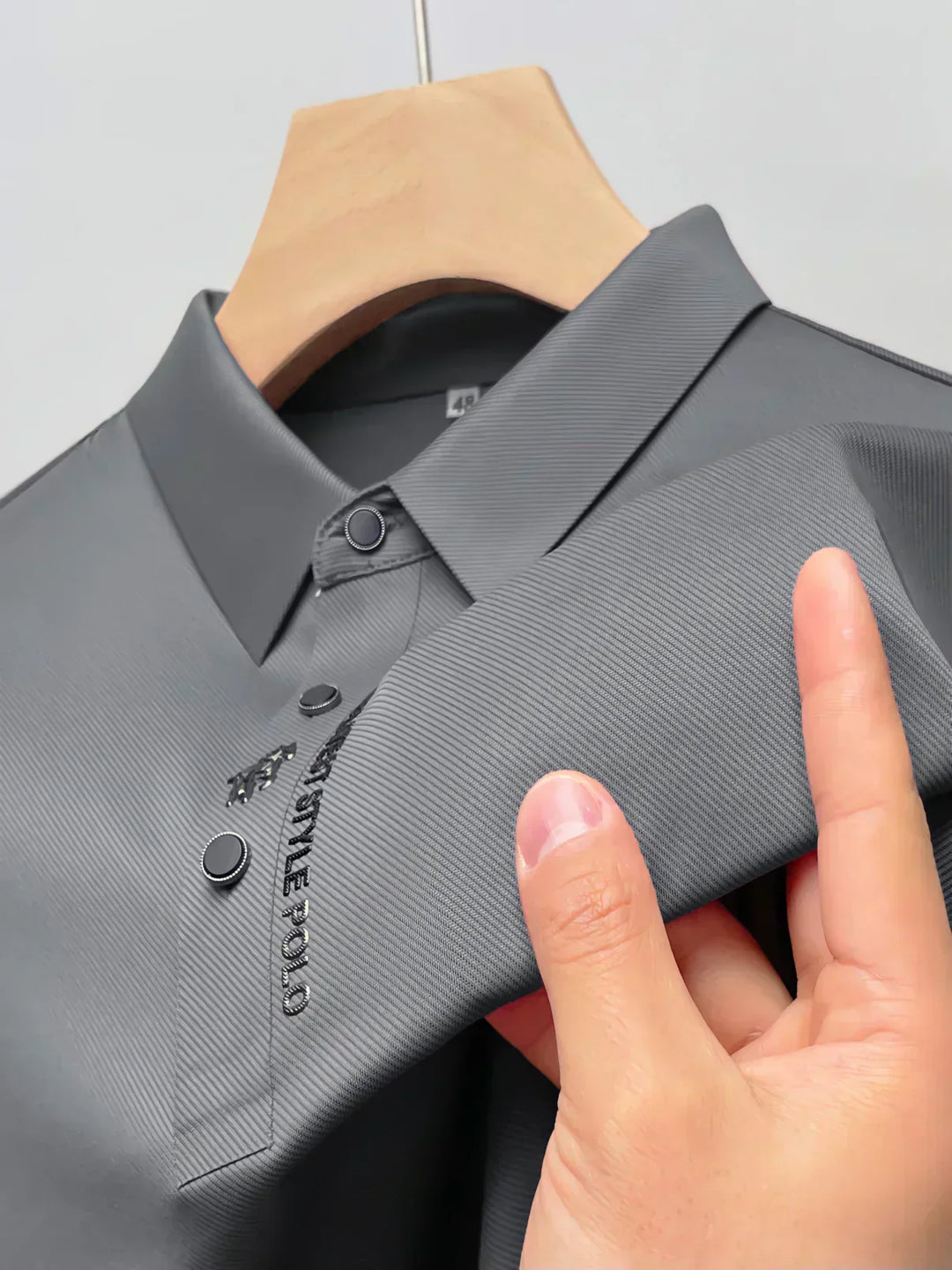 Mens Polo Shirt Cotton Smooth Fit