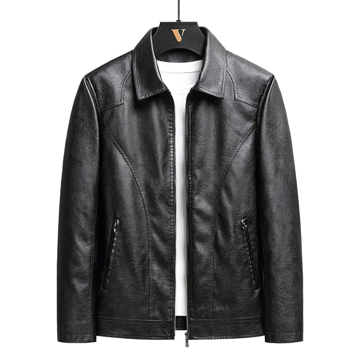 Mens Leather Jacket Classic Fit