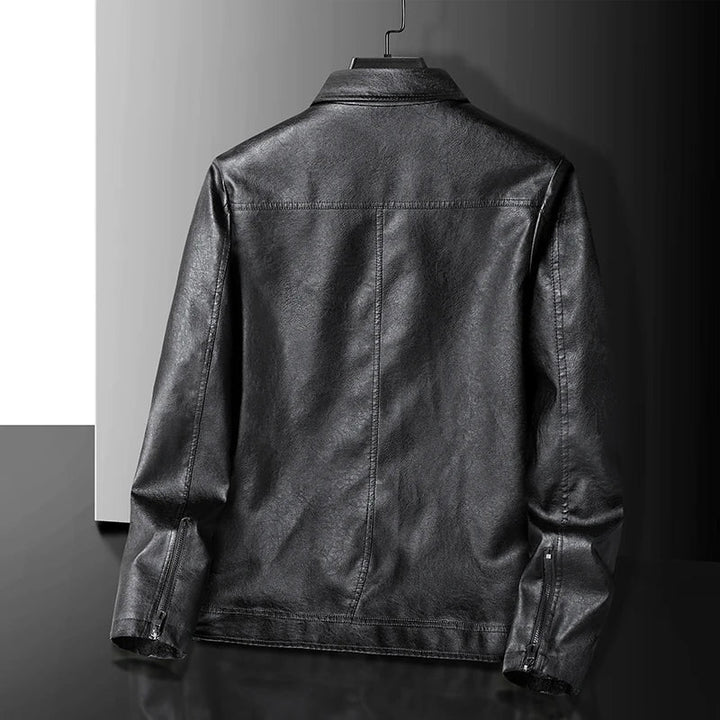 Mens Leather Jacket Classic Fit