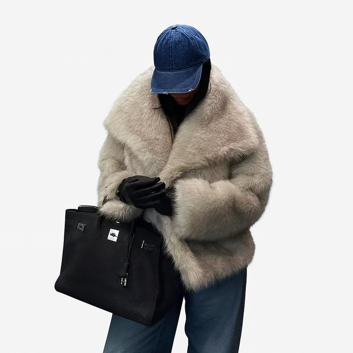 Womens Faux Fur Coat Warm Stylish Fit