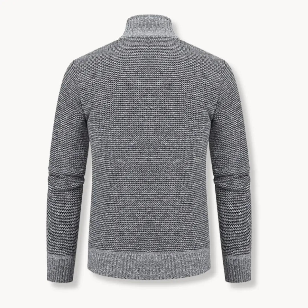 Unisex Sweater Jacquard Twill Blend Insulated Thermal